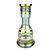 Vaso ZH Sino Stripes Gold 30cm - Transparente - Imagem 1