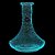 Vaso Joy Hookah Gim 26cm - Luminous Verde Água - Imagem 1