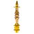 Stem Narguile Marajah Hookah Umbrella Médio Dourado/Natural - Imagem 1