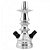 Stem Narguile Invictus Hookah Small F5 - Silver/Preto - Imagem 1