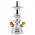 Stem Narguile Invictus Hookah Small F5 - Silver/Dourado - Imagem 1