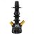 Stem Narguile Invictus Hookah Small F5 - Preto/Dourado - Imagem 1