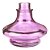 Vaso BR Glass Sky Genie 14cm - Rosa Claro - Imagem 1