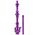 Stem Narguile Triton Up Roxo - Imagem 1