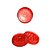 Dichavador De Acrilico DK 2F Colors - Vermelho - Imagem 1