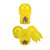 Dichavador De Pote Em Plastico Lion Circus 40mm - Amarelo - Imagem 1