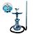 Kit Narguile Completo Sultan Kini Colors - Azul Claro - Imagem 1