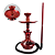 Kit Narguile Completo Sultan Kini Colors - Vermelho - Imagem 1