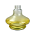 Vaso ZH Mini New Aladim 2 Tradicional - Clear/Amarelo - Imagem 1