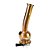 Bong De Vidro DK Bola Curve Metálico 30cm - Ambar Rainbow - Imagem 1