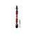 Stem Narguile Marajah Hookah Umbrella Grande Preto/Vermelho Brilhante - Imagem 1