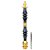 Stem Narguile Marajah Hookah Umbrella Grande Dourado/Preto Brilhante - Imagem 1