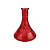 Vaso Styx Zorya 25cm - Rubi - Imagem 1
