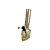 Bong De Vidro DK Skull Metálico - Gold - Imagem 1