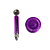Pipe E Dichavador DK Metalizado - Roxo - Imagem 1