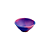 Cuia De Silicone ZH - Rosa BB/Azul BB - Imagem 1