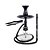 Narguile Completo Zenith Floop - Preto - Imagem 1
