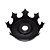 Prato Regal Hookah Crown Tray Black - Imagem 1