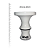 Rosh Seven Hookah Big + Predator C/10 Folhas 30x30cm - Branco - Imagem 1