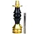 Stem Narguile Marajah Hookah Umbrella Nano Dourado/Preto Brilhante - Imagem 1