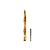 Stem Narguile Marajah Hookah Umbrella Grande Dourado/Caramelo - Imagem 1