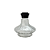 Vaso Reposição Amazon Hookah Future Prime - Preto/Twist/Clear - Imagem 1