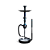 Narguile Completo Triton Viper Splash Caixa - Azul - Imagem 1