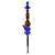 Stem Narguile Zeus New Edition 2 Respiros - Azul Escuro/Mogno - Imagem 1