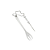 Garfo e Furador Invictus Hookah - Branco - Imagem 1