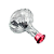 Vaso Reposição Amazon Hookah Future - Vermelho/Twist/Clear - Imagem 3