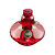 Vaso Al Farid Pequeno 13cm Twist - Vermelho - Imagem 1