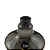 Vaso Al Farid Pequeno 13cm Twist - Fumê - Imagem 3