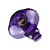 Vaso Al Farid Pequeno 13cm Twist - Roxo - Imagem 3