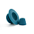 Kit De Borracha Soft Touch Temple - Azul - Imagem 2