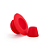 Kit De Borracha Soft Touch Temple - Vermelho - Imagem 2
