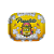 Bandeja De Metal Papelito Pequena 18x14 - Amarelo - Imagem 1