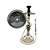 Narguile Amazon Future Wooden Ligthing - Titanyum - Imagem 1