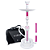 Narguile Completo Triton Viper Bolsa - Branco/Pink - Imagem 1