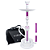 Narguile Completo Triton Viper Bolsa - Branco/Purple - Imagem 1