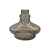 Vaso Zh Aladim Pequeno 15cm - Fumê - Imagem 1