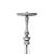 Narguile Sultan Hookah Miid - Silver - Imagem 3