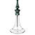 Narguile Sultan Hookah Miid - Midnight Green - Imagem 4