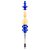 Stem Narguile Zeus Hookah New Edition 2 Respiros - Azul Escuro/Madeira Clara - Imagem 1