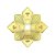 Prato Diamond Hookah Mini - Dourado - Imagem 1