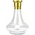 Vaso MDI Hookah Genie 26CM Liso - Dourado/Clear - Imagem 1