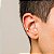 Piercing Encaixe Masculino Duplo 18k Folheado a Ouro (1Peça) - Imagem 3