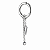 Brinco de Pressão de Argola Esfera / Corrente / Spike Prata- 1 Peça (Não é o par) - Imagem 1