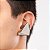 Brinco Ear Cuff Stone Prata Coleção Futurx  - Par - Imagem 2