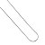 Colar Corrente Masculina Aço Rabo de Rato Quadrado - 60 cm - Imagem 1