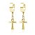 Brinco Ankh Dourado - PAR - Imagem 1